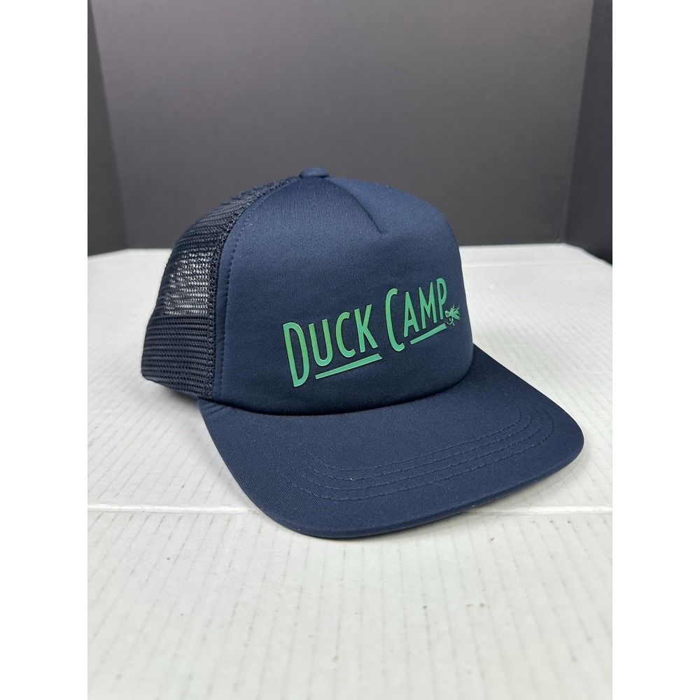 DUCK CAMP Navy Blue Meshback TRUCKER HAT Duck Hunt‎ Snapback Baseball Cap